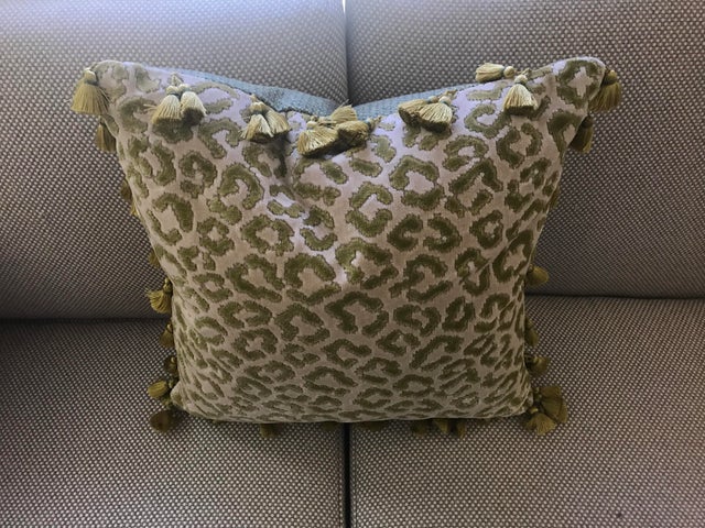 Tassel Trim Decorative Pillow Chairish